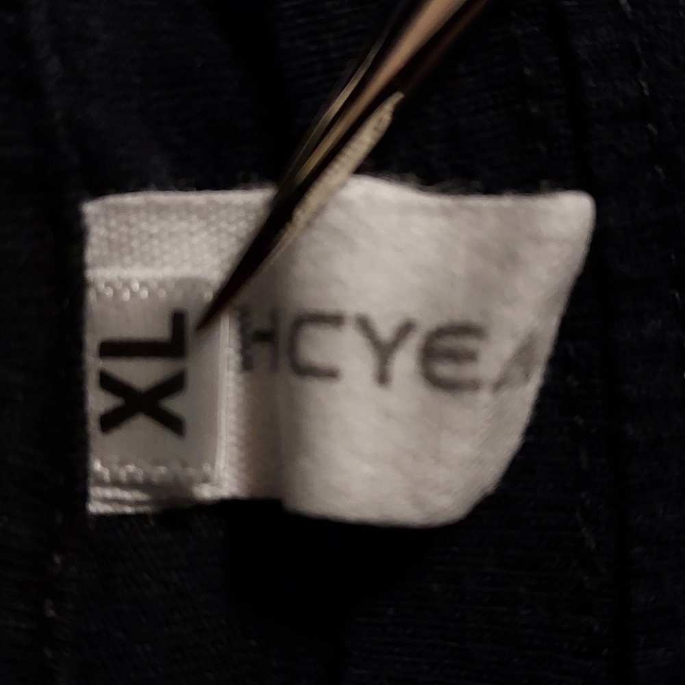 ChicYea Black & White Floral Skull Graphic Short Sleeve T-Shirt Size XL - Picture 5 of 8